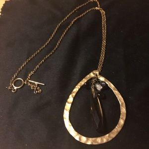 Extremely delicate necklace on gold chain